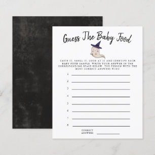 Papier Petit Boo Girl Guess The Baby Food Douche Jeu