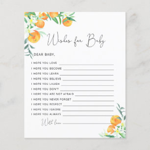 Papier Petit chéri Vœux pour bébé