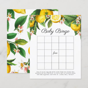 Papier Petit Cutie Baby Bingo Douche Jeu