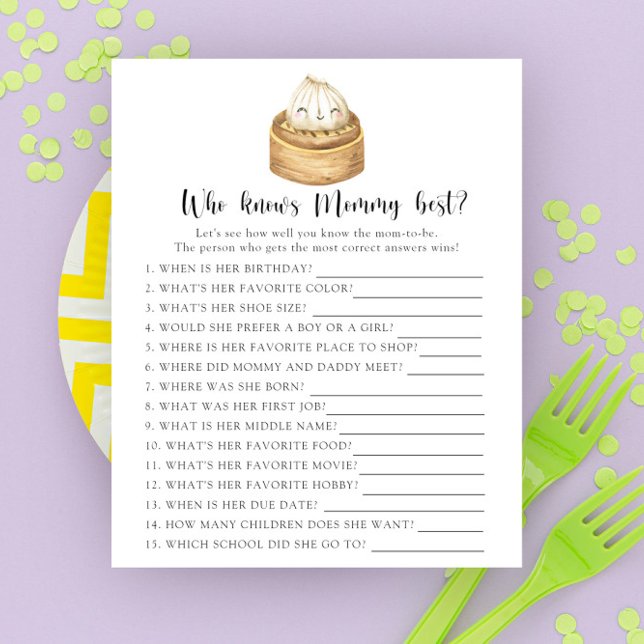 Papier Petit Dumpling Qui connaît maman mieux (Créateur téléchargé)