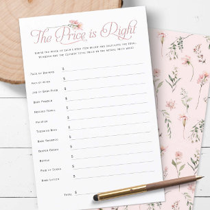 Papier petit fleur sauvage le prix est juste douche jeu