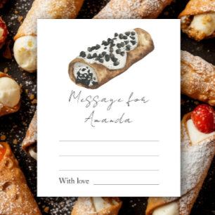 Papier Petit message de capsule temporelle d'anniversaire