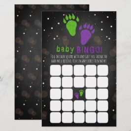 Papier Petit Monster Halloween Genre Reveval Party Bingo