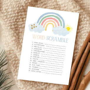Papier Petit Rayon de Soleil Jeu de Mots Mêlés Arc-en-Cie