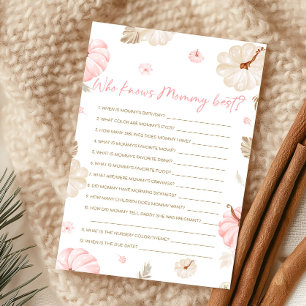 Papier Petite Citrouille Rose Douce Qui Connaît le Mieux