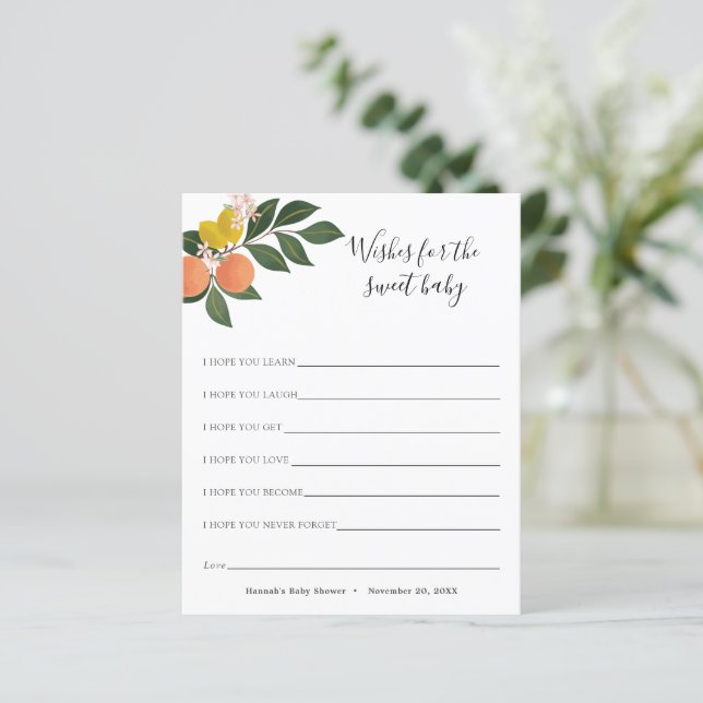 Papier Petite Cutie veut pour le bébé (Debout devant)