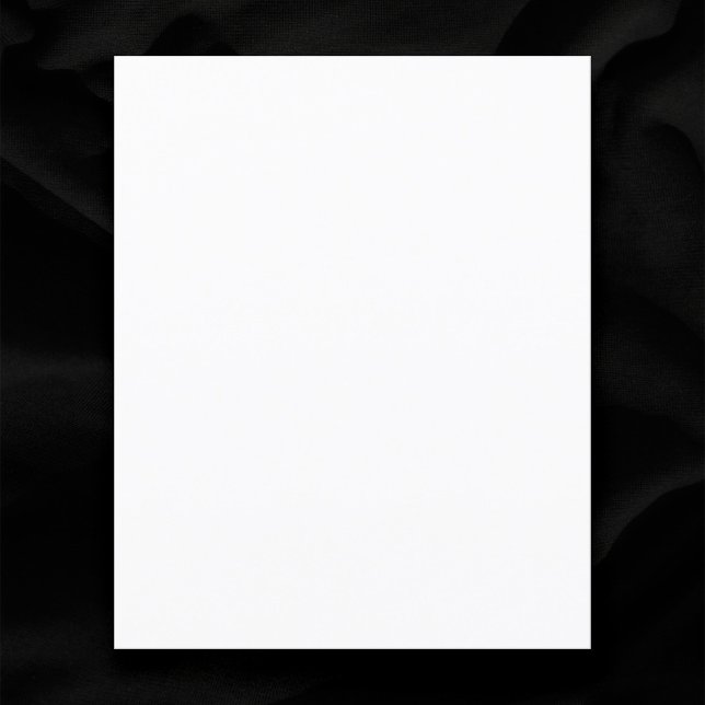 Papier Petite Faire-part de mariage de budget blanc de 4, (Plain white 4.5" x 5.6" small blank budget wedding invitation)