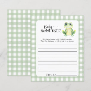 Papier Petite grenouille mignonne - Liste de choses à fai