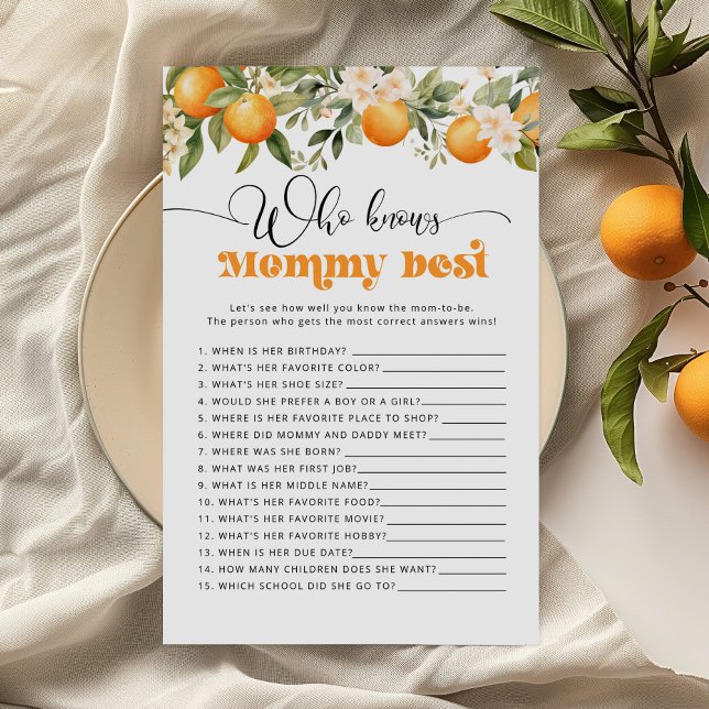 Papier Petite mignonne Qui connaît maman meilleur jeu de  (Créateur téléchargé)