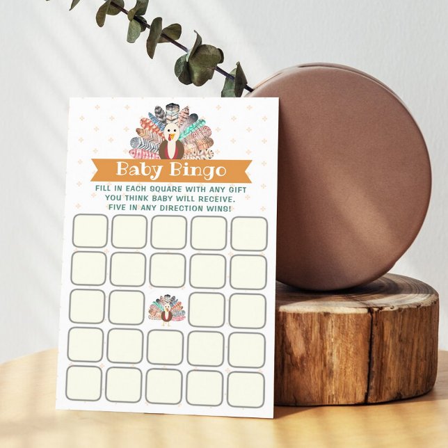 Papier Petite Turquie En Route ! Baby shower de Thanksgiv (Créateur téléchargé)