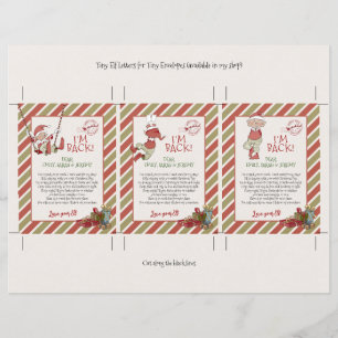 Papier Petites lettres Père Noël et Elf do-it-yourself