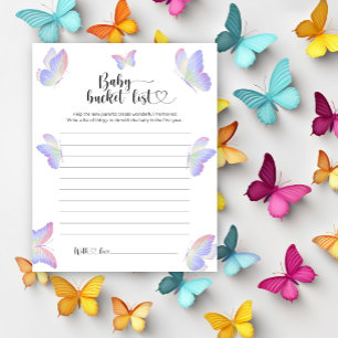 Papier Petits papillons - Liste de choses à faire pour bé