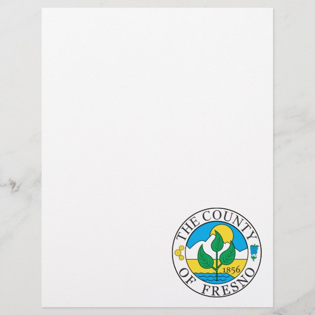 Papier Phoque du comté de Fresno (Devant)