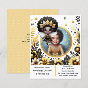Papier Photo Anniversaire Little Black Fairy African Prin