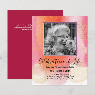 Papier PHOTO BUDGÉTAIRE Célébration des INVITATIONS à la