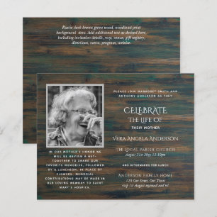 Papier PHOTO BUDGÉTAIRE Célébration des INVITATIONS à la