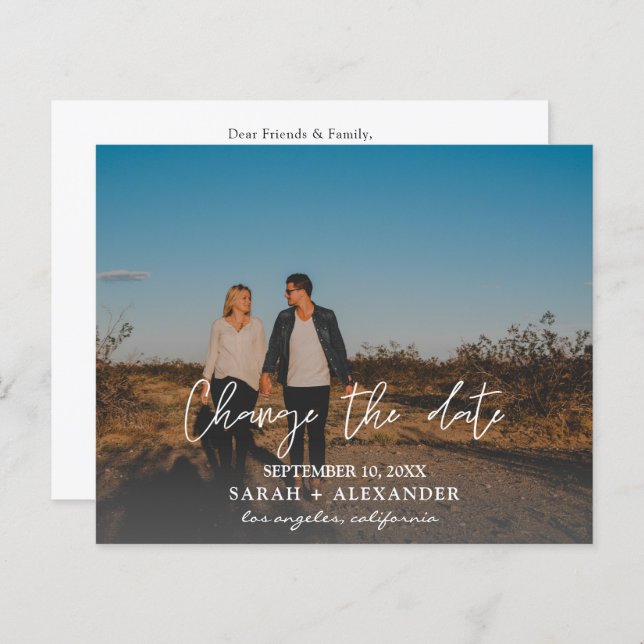 Papier Photo budgétaire - Horizontal Modifier la date (Devant / Derrière)