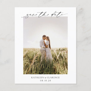 Papier Photo classique Elégant Budget Mariage Enregistrer