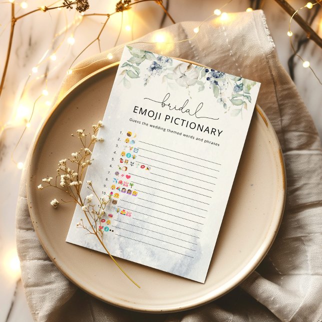 Papier Photo émoticônes de douche d'hiver eucalypus (Créateur téléchargé)