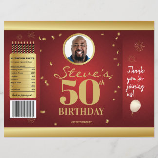 Papier Photo Jalon Anniversaire Sac à Chip