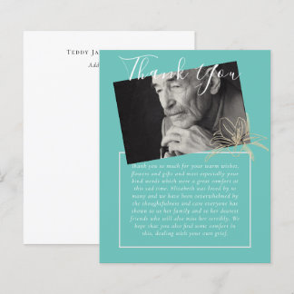 Papier PHOTO nécrologique du mémorial du Merci BUDGET