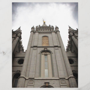 Papier Photographie du temple Mormon LDS de Salt Lake Cit