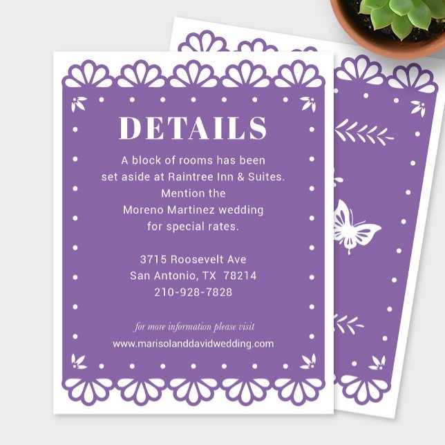 Papier Picado Style Détails Carte de boîtier (Créateur téléchargé)