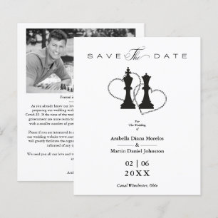 Papier Pièces d'échecs Mariages bon marché King & Queen e