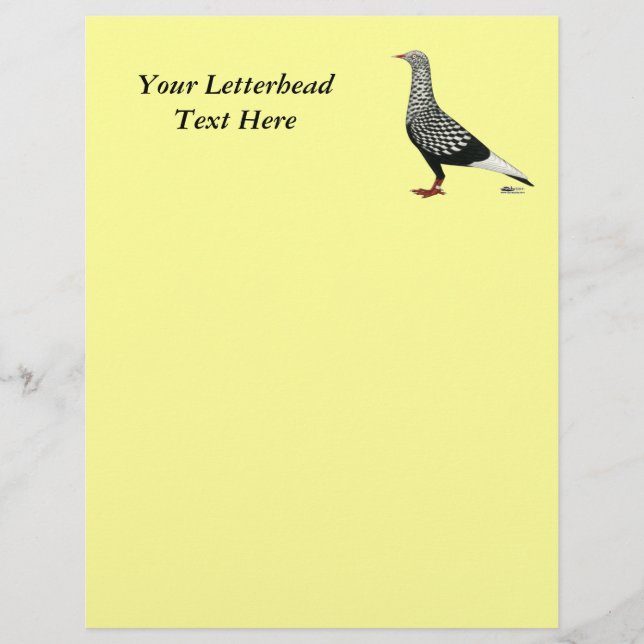 Papier Pigeon Volant Teager (Devant)