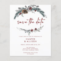 Pin d'hiver Enregistrer la date