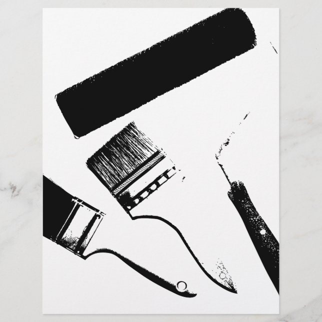 Papier pinceaux (Devant)