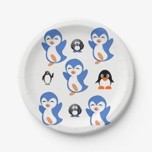 Papier Pinguine Paten Pappteller
