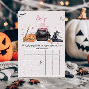 Papier Pink Baby brasse Baby shower Bingo Jeu