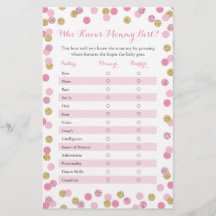 Pink Gold qui connaît maman meilleur Baby shower j