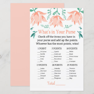 Papier Pink Tulip Qu'y a-t-il dans votre sac à main