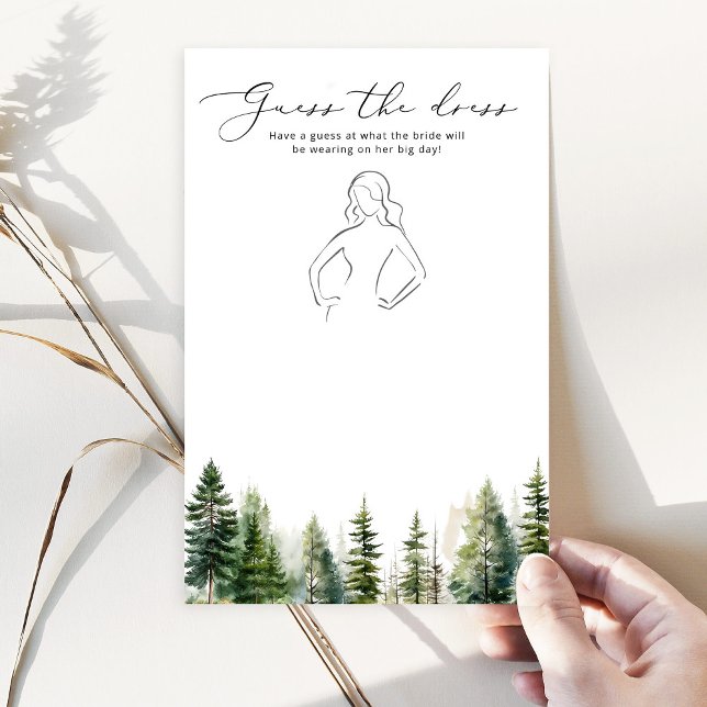 Papier Pins Devinez la robe nuptiale jeu de douche (Créateur téléchargé)