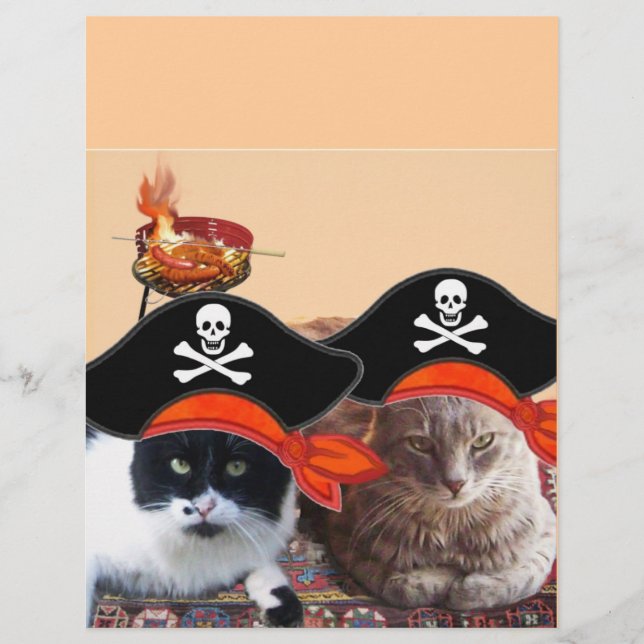 Papier PIRATE CATS, Parlez comme un jour de pirates (Devant)