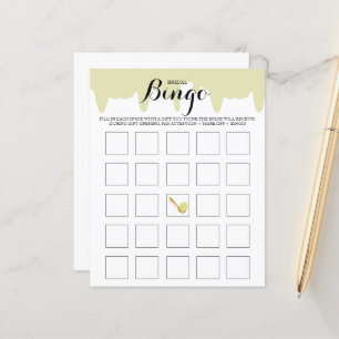 Papier Pistachio IceCream Fête des mariées Bridal Bingo J