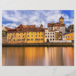 Papier Pittoresque Regensburg River View Scrapbook Paper