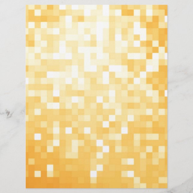 Papier Pixel d'or (Devant)