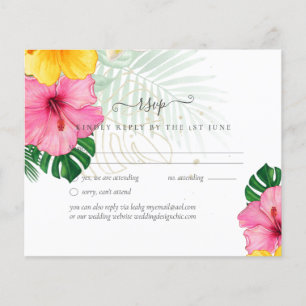 Papier Plage de Paradise Tropical Mariage Florales vibran