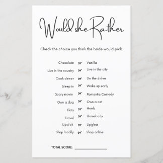 Papier Plairait-elle à Fête des mariées Game