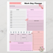 Planificateur de journée de travail