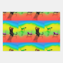 Papier plat de papier d'enveloppement Kitty Cove S
