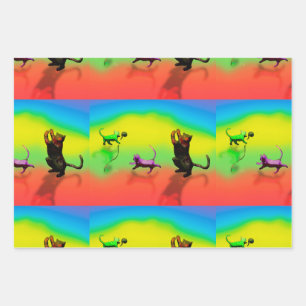 Papier plat de papier d'enveloppement Kitty Cove S