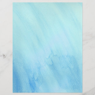 Papier Pluie Bleue Tempête Eau aquarelle Peinture