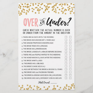 Papier Plus ou moins Fête des mariées ou partie de Hen