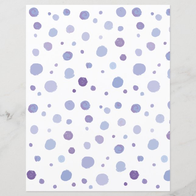 Papier points de polka peints à la main (Devant)