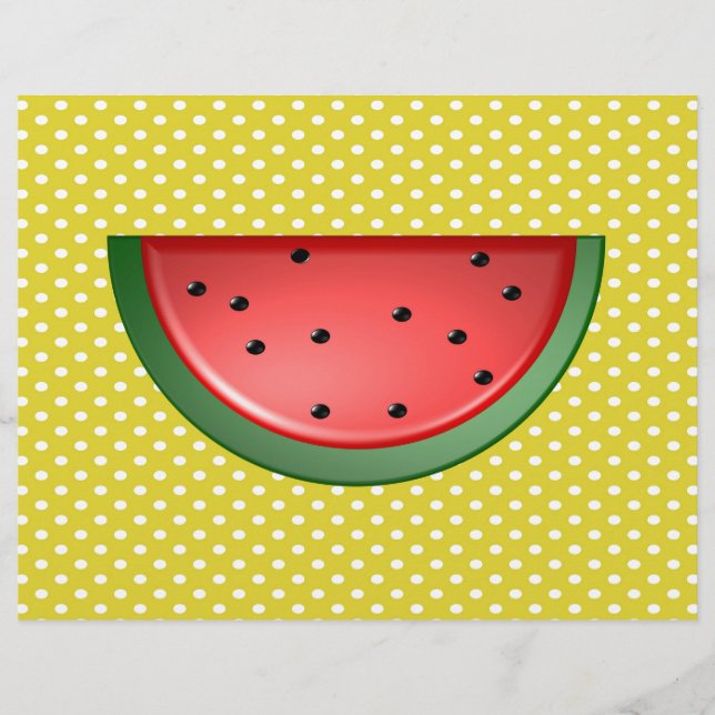 Papier Points Watermelon et Polks (Devant)