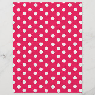 Papier Pois Rose Et Blanc